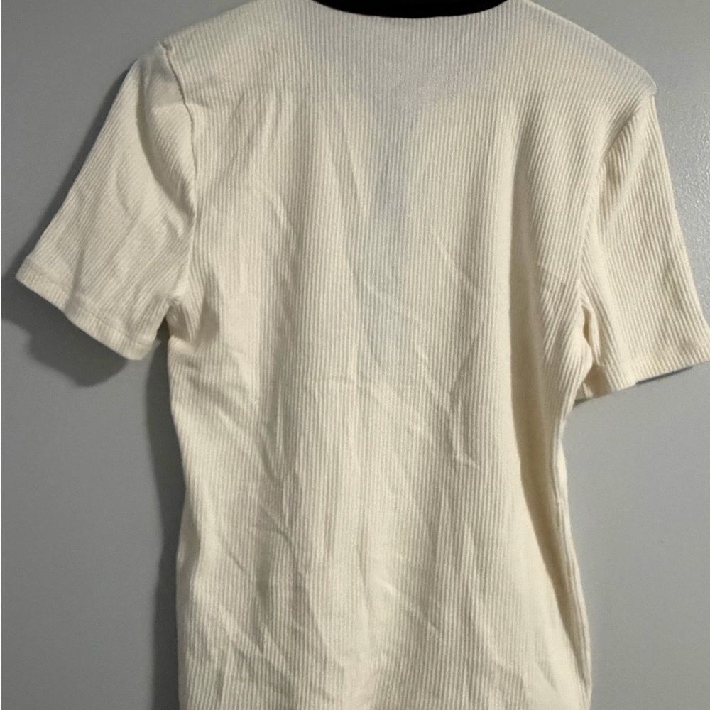 J. Crew Kids Polo in White and Black - Picture 3 of 6